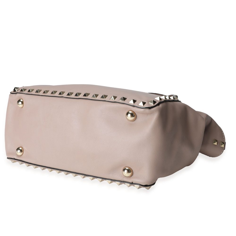 Valentino Poudre Calfskin Small Rockstud Tote - Picture 4 of 6